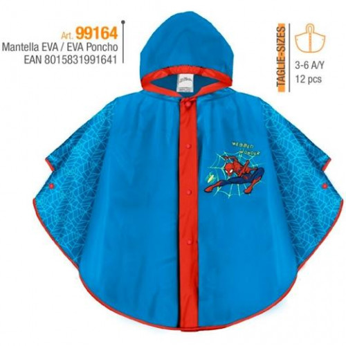 PERLETTI IMPERMEABLE EVA SPIDERMAN