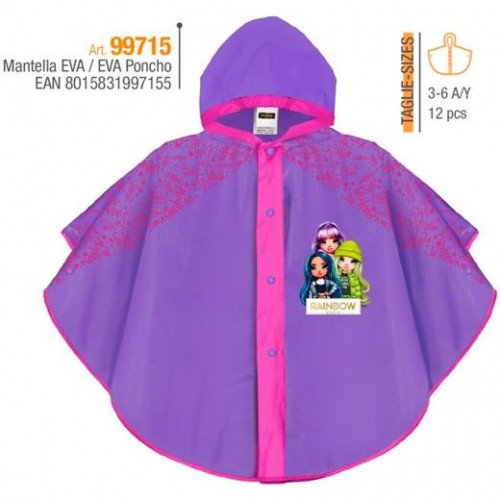PERLETTI IMPERMEABLE EVA RAINBOW HIGH
