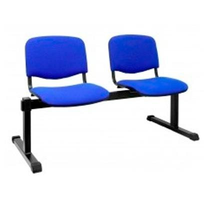PIQUERAS Y CRESPO BANCADA MOD. MONTIEL 2 PLAZAS TAPIZADO ARAN AZUL