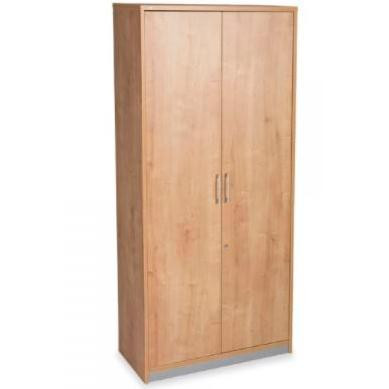 ROCADA ARMARIO ESTANTERÍA 195X90X45CM MELAMINA 19MM C/ PUERTAS ALTAS 4 BALDAS DE 25MM ROBLE