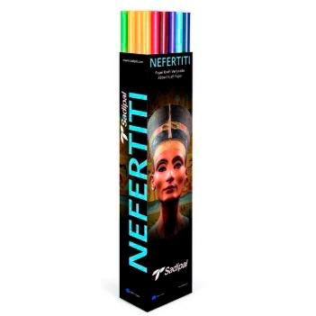 SADIPAL PAPEL KRAFT LISO NEFERTITI 1X3M 3X8 COLORES SURTIDOS CAJA EXPOSITORA 24 ROLLOS